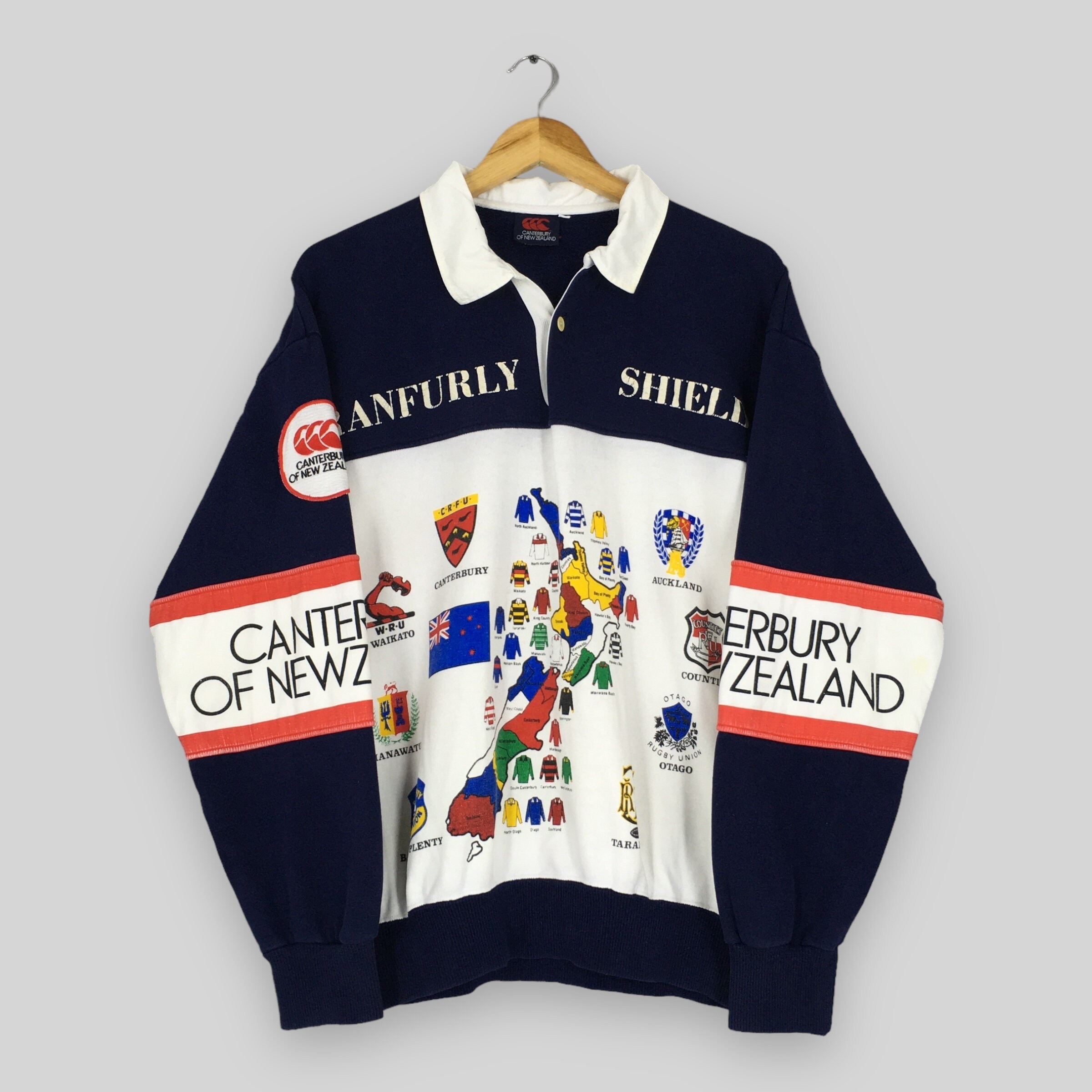 Vintage 90s Canterbury New Zealand Rugby Sweater Medium Vintage 90s Canterbury New Zealand Rugby Sweater Medium