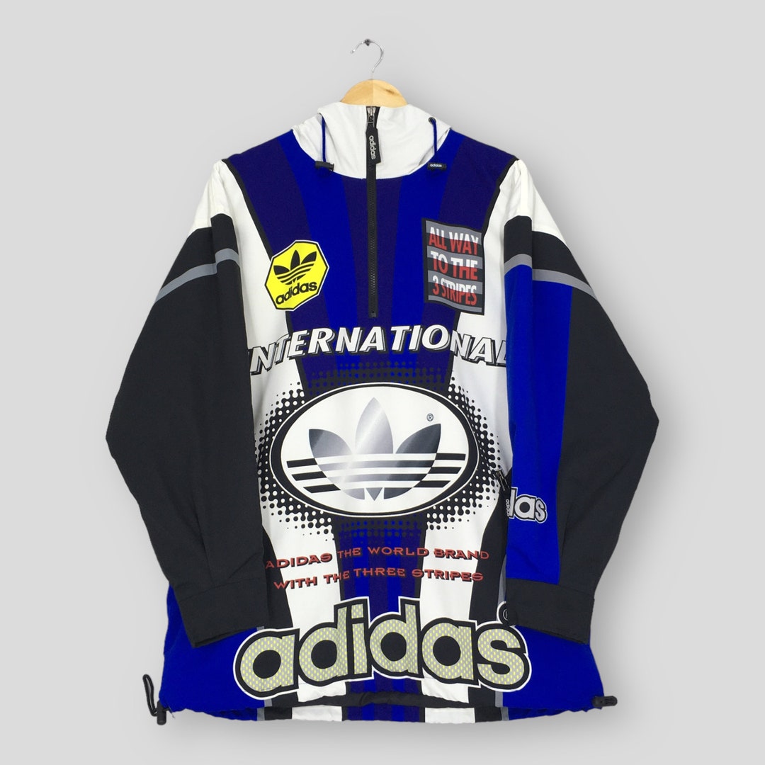 the brand with the three stripes jacket