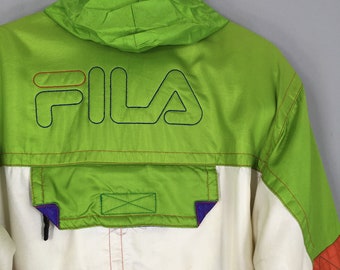 RARE Vintage Fila Italia Ski Wear Bomber Parka Jacket Medium