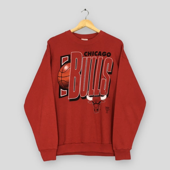 Vintage 1990s Chicago Bulls NBA Sweatshirt Large … - image 1