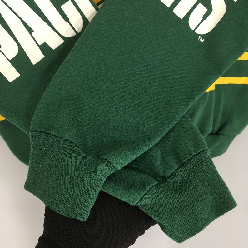 RARE Vintage 90s Green Bay Packers NFL Sweatshirt Medium Green Bay ...