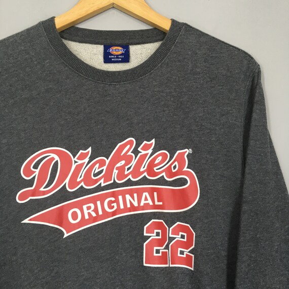 Vintage Y2K Dickies Gray Sweatshirt Medium Dickie… - image 2