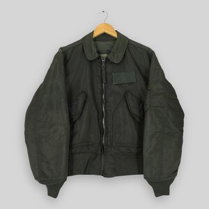 Vintage Usaf ALPHA INDUSTRIES Flight Jacket Size L Fits M - Etsy