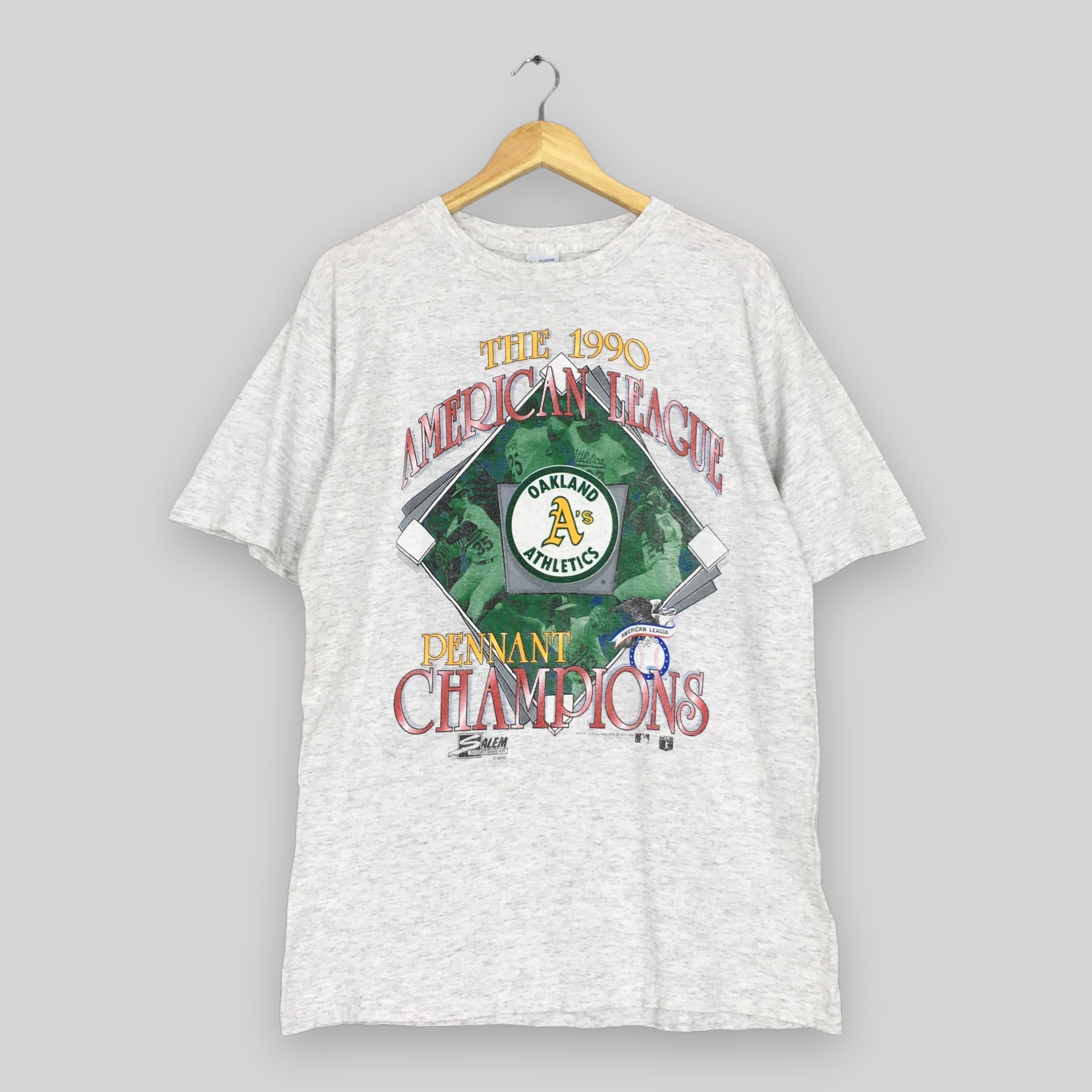 Vintage 90s Oakland Athletics MLB T Shirt Large Oakland A