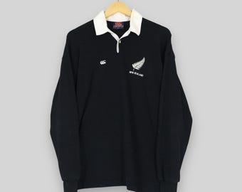 Vintage Canterbury Steinlager New Zealand Polo Rugby Shirt