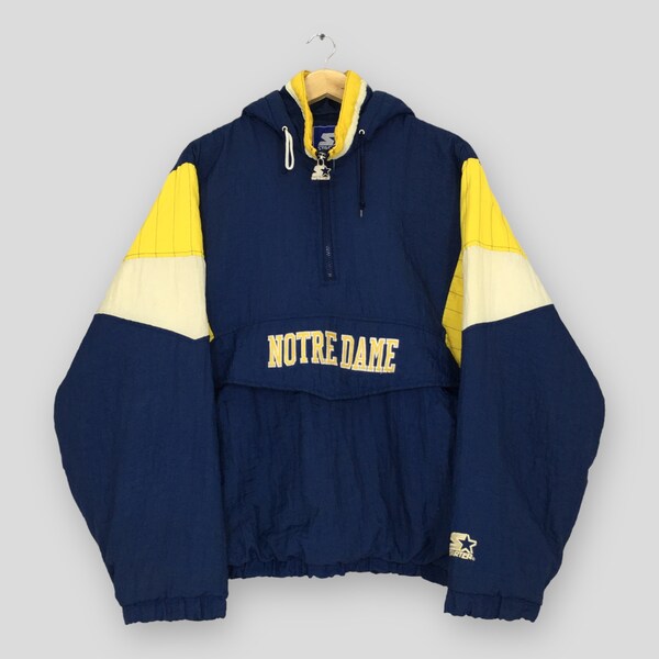 vintage des années 90 Notre Dame Fighting Irish NCAA Starter Jacket XLarge Notre Dame Fighting Irish Jacket ND Fighting Irish Anorak Jacket taille XL