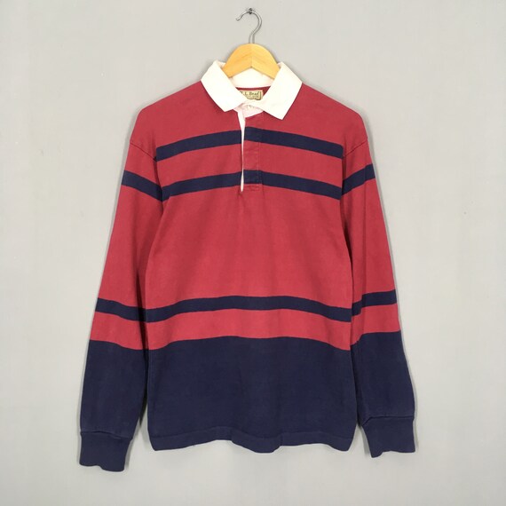 Vintage 90s LL BEAN Polo Rugby Shirt 
