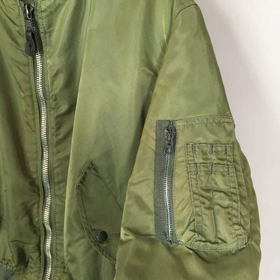 Vintage Alpha Industries MA-1 Bomber Flight Jacket La… - Gem