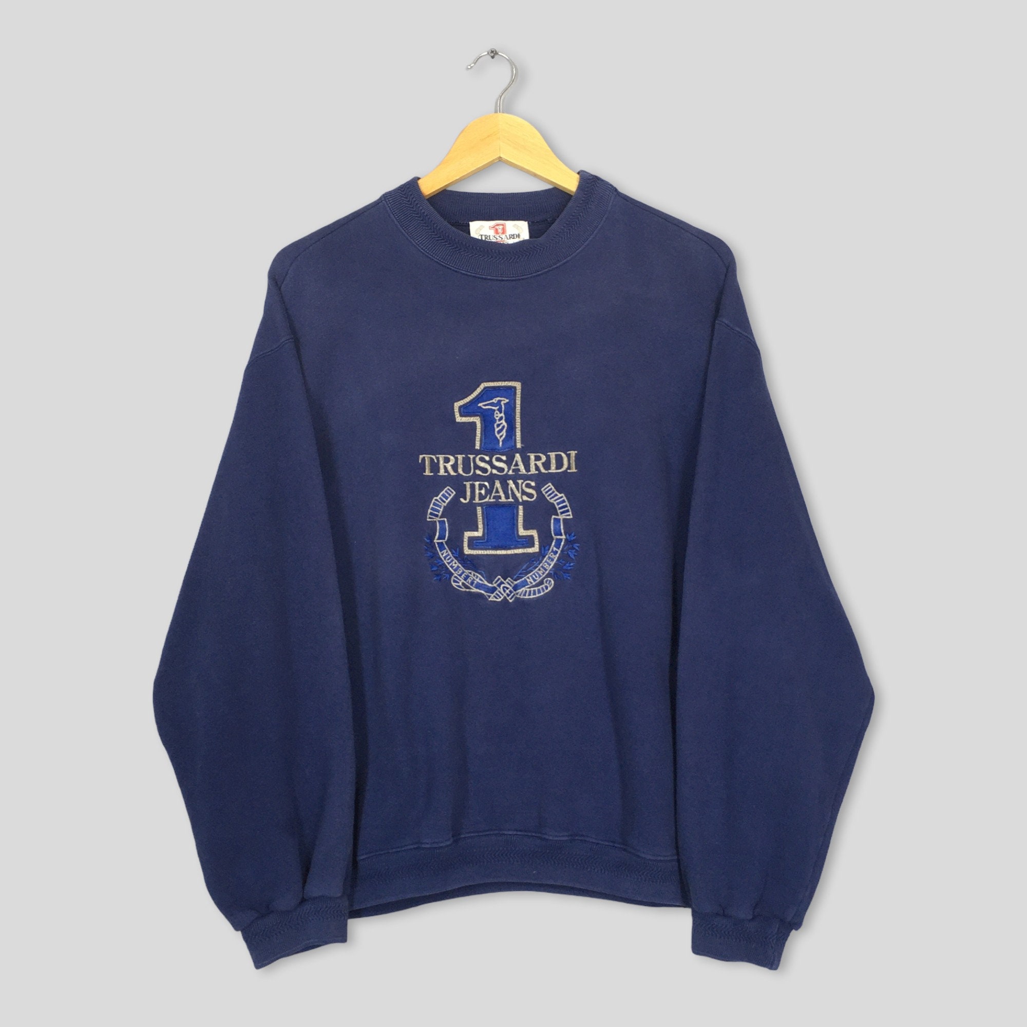 Trussardi outlet jeans sweatshirt