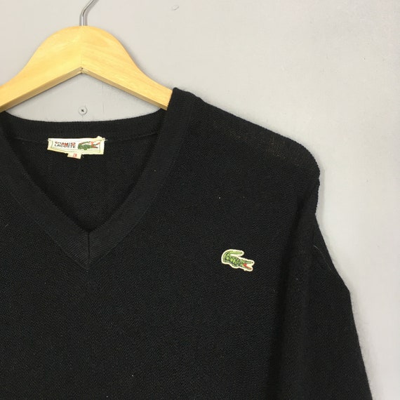 Vintage Chemise Lacoste Wool Knitwear Sweater Sma… - image 2