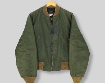 Vintage Avirex USA Air Force Ma-1 Flight Jacket Medium 80's