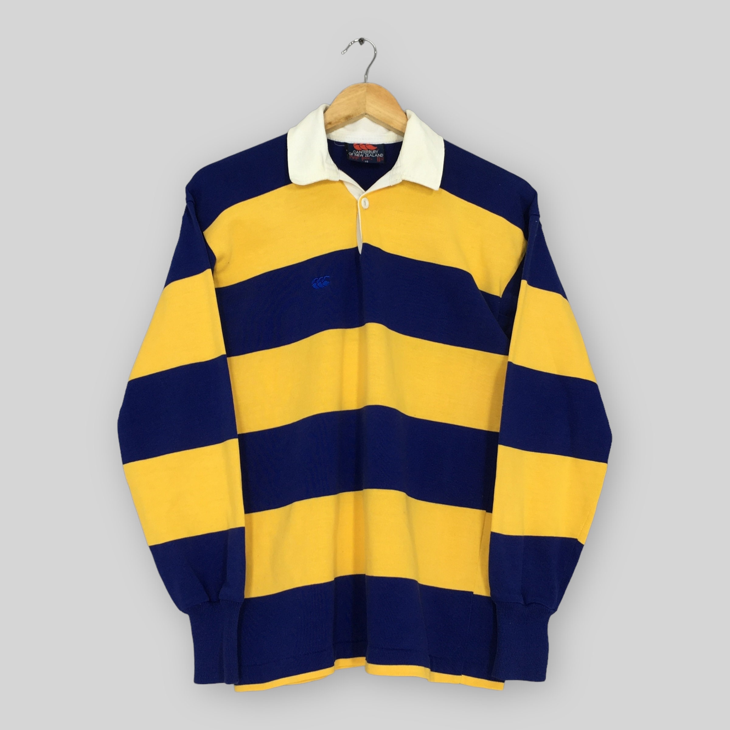 Blue and Yellow Rugby Shirt - Etsy
