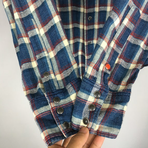 Vintage 45RPM Studio Japan Flannel Shirt Medium 9… - image 5