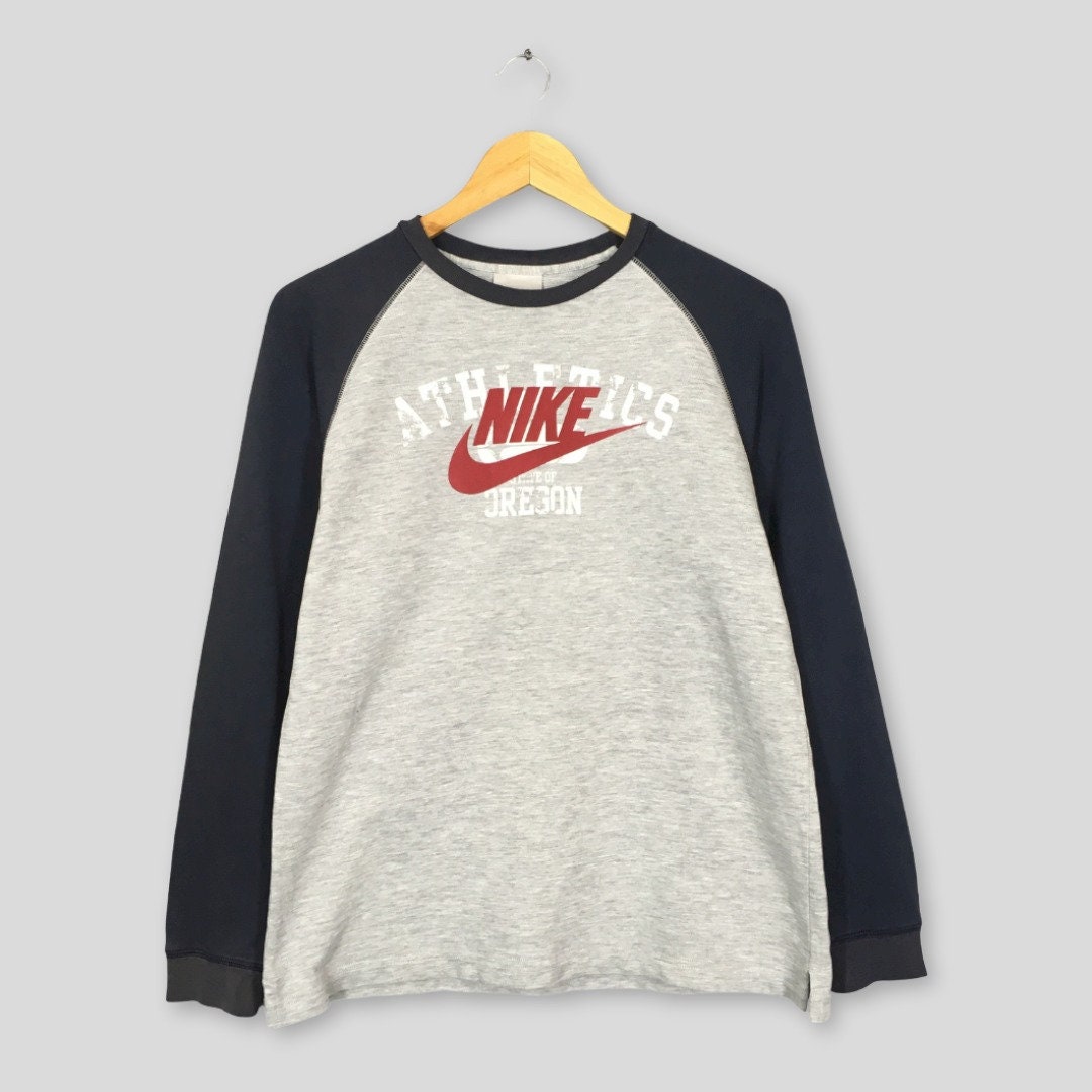 Vintage Nike Swoosh Oregon Raglan Sweatshirt Medium Nike Big - Etsy