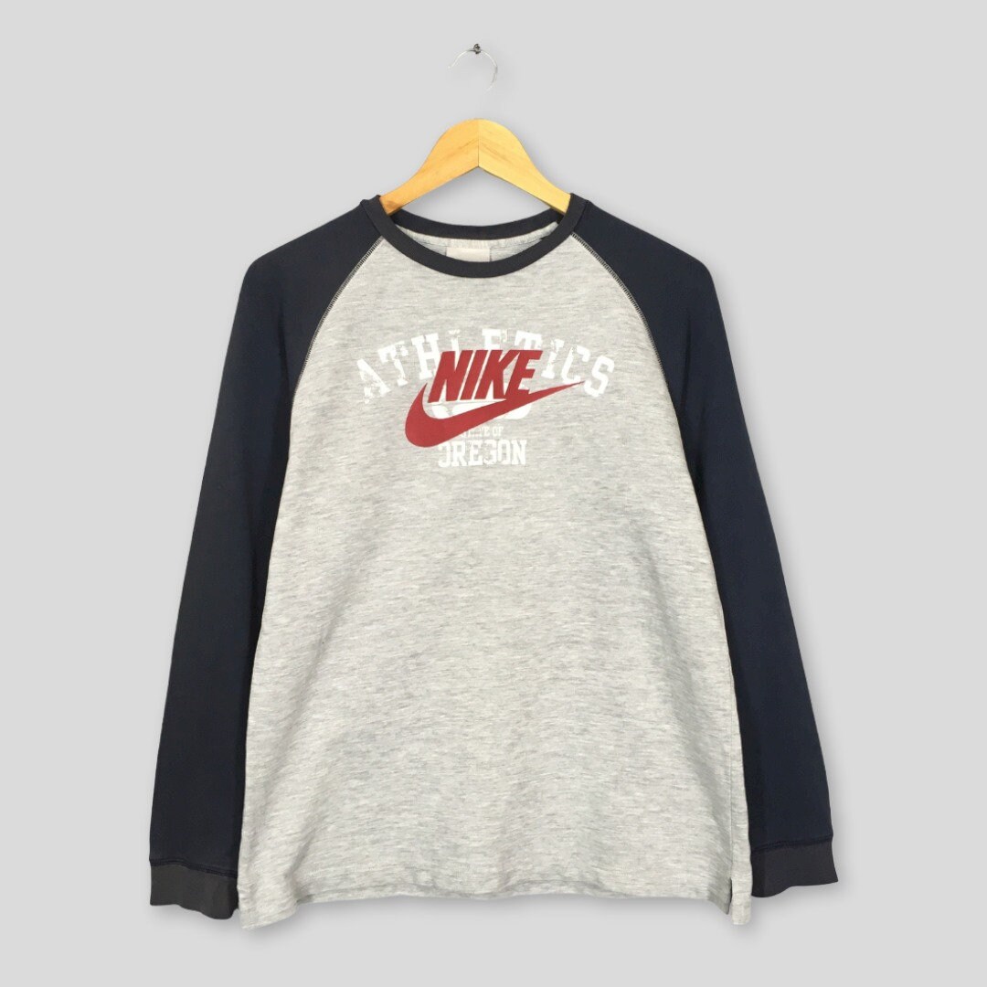 Vintage Nike Swoosh Oregon Raglan Sweatshirt Medium Nike Big - Etsy