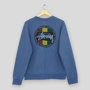 Authentic Stussy Hoodie Sweater Pullover Sweatshirt Big Logo Spell Out  Skatewear Surfwear Streetwear Size S -  Israel