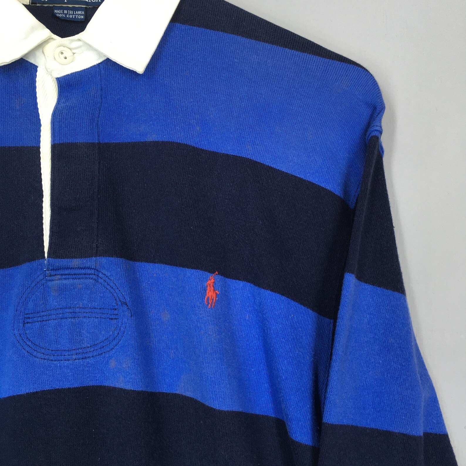 Vintage Polo Ralph Lauren Polo Rugby Shirt Medium Polo Ralph Etsy