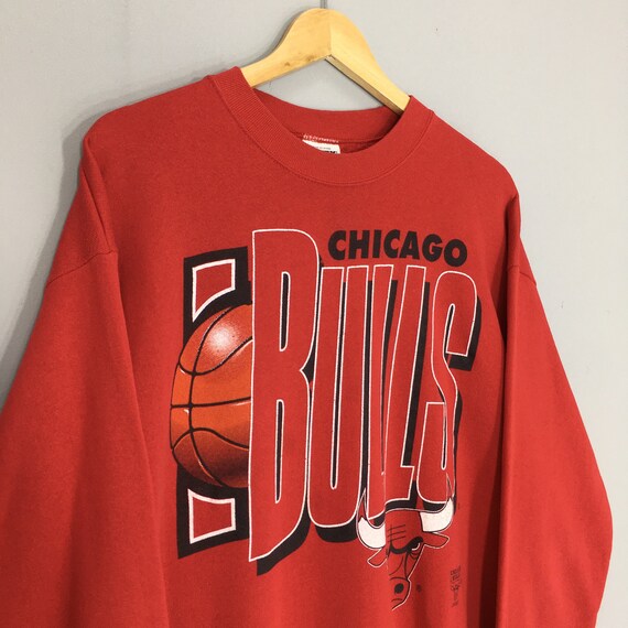 Vintage 1990s Chicago Bulls NBA Sweatshirt Large … - image 4