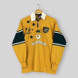 Vintage Canterbury Australia Rugby Wallabies Vodafone Shirt