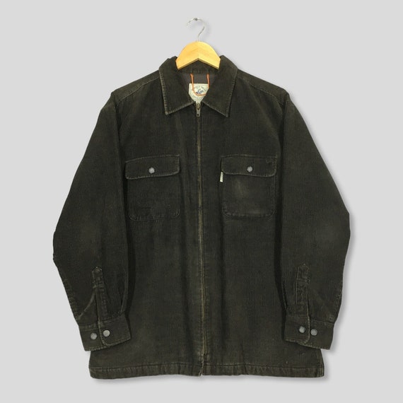 Vintage Beverly Hills Polo Club Corduroy Zipper Jacket Large