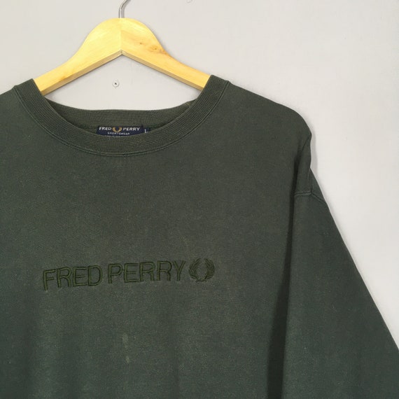Vintage Fred Perry Sportswear Sweatshirt Large 90… - image 2