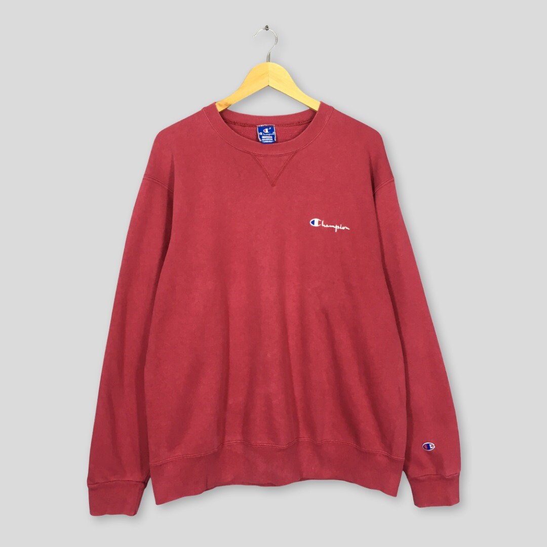 Champion Sweatshirt Embroidered Etsy