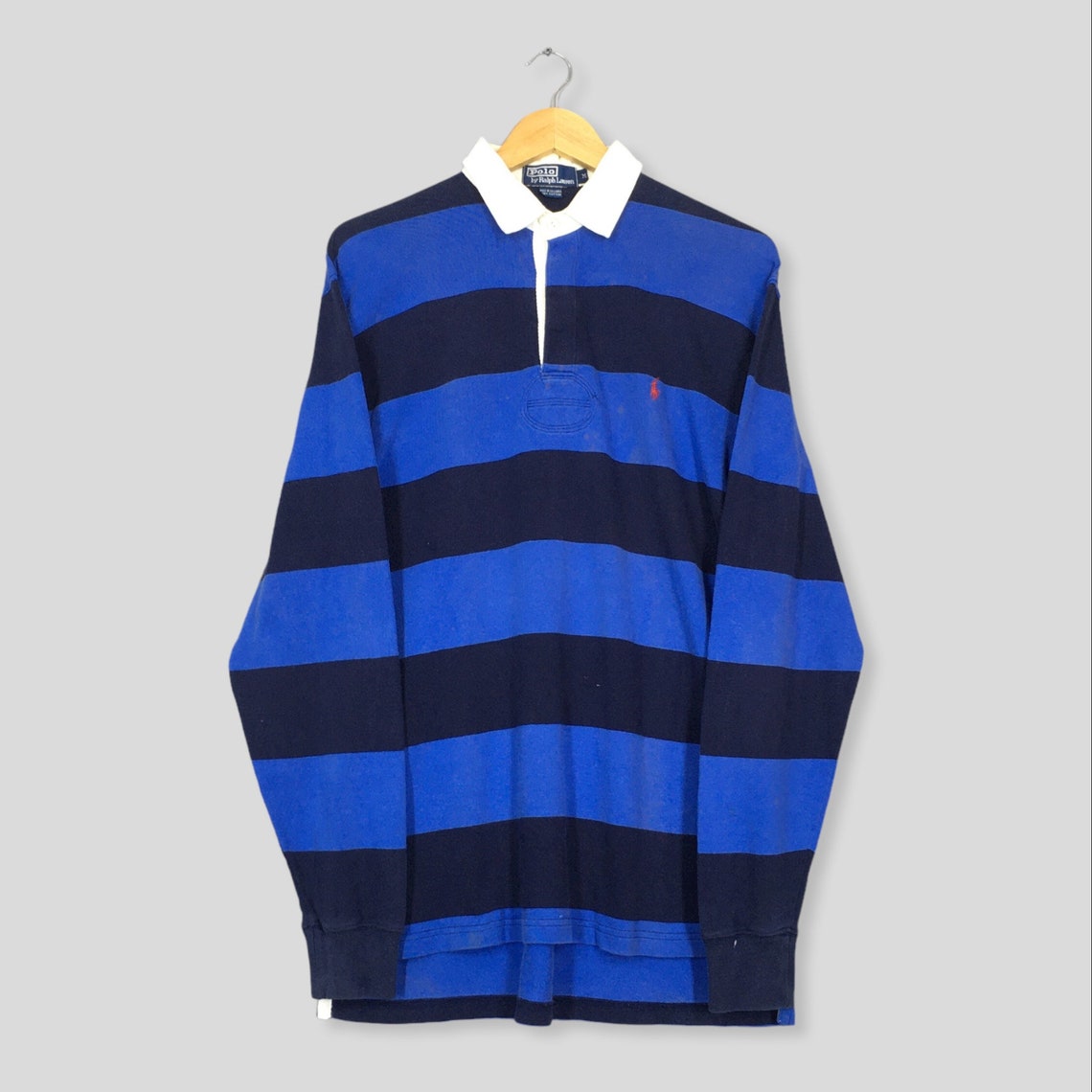 Vintage Polo Ralph Lauren Polo Rugby Shirt Medium Polo Ralph Etsy