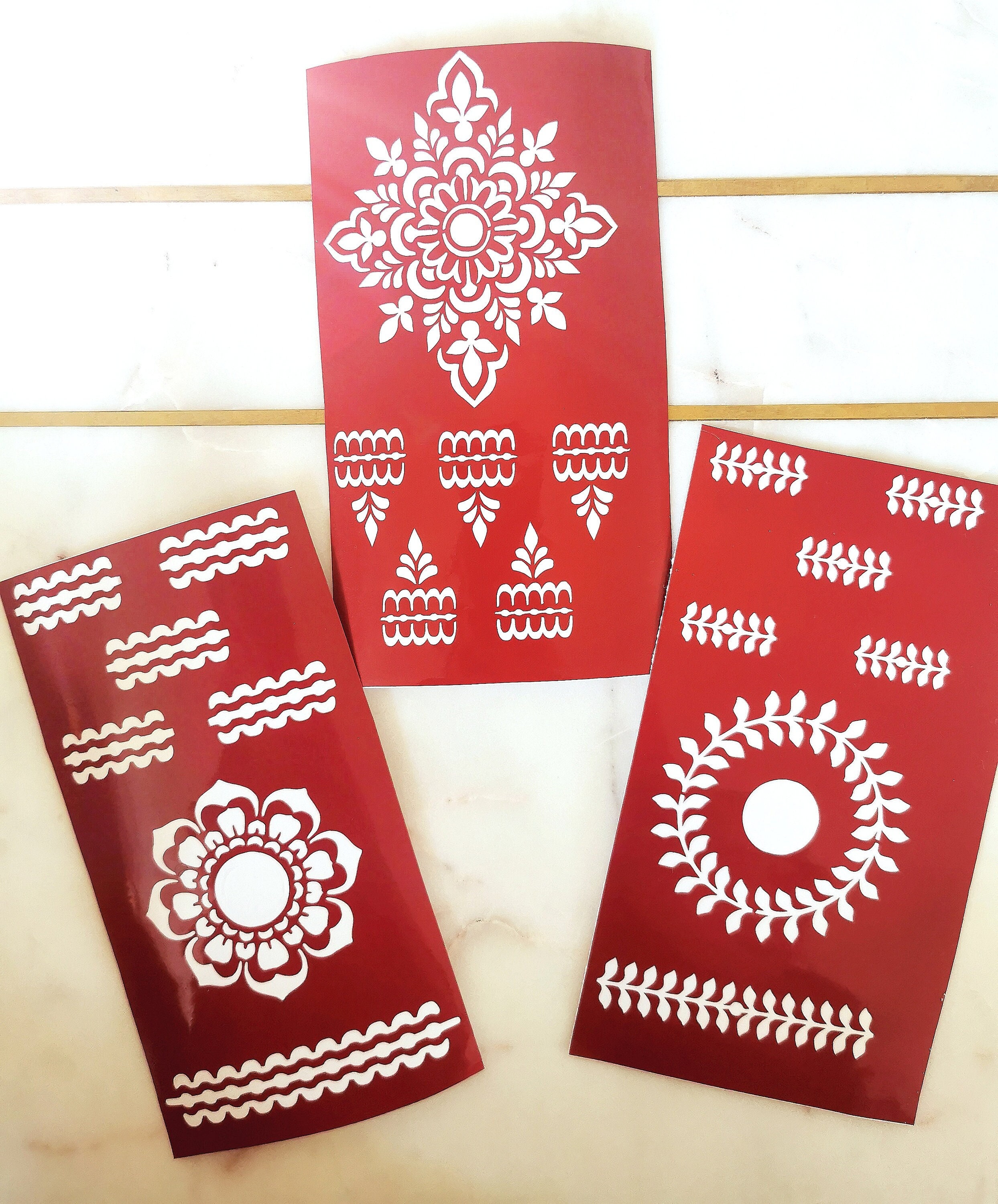 DIY Henna Hand Stencils - Etsy Australia