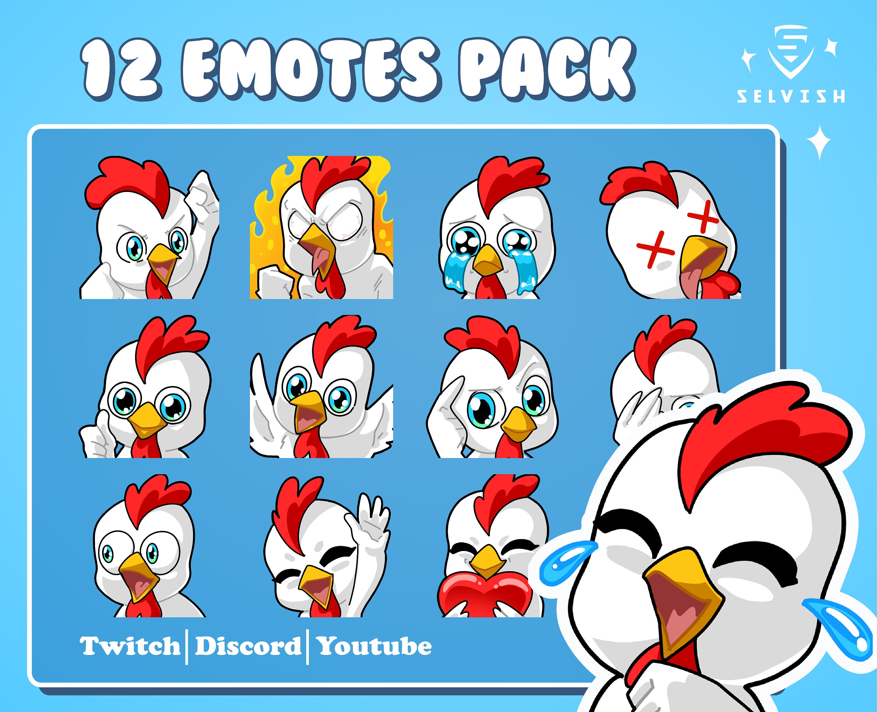 GGWP 3D Animated Emote, Emote Text, Twitch Emote, Kick Emote, Discord  Emotes, Emote Commission, Cute Emotes, Chibi Emotes, Kawaii Emote