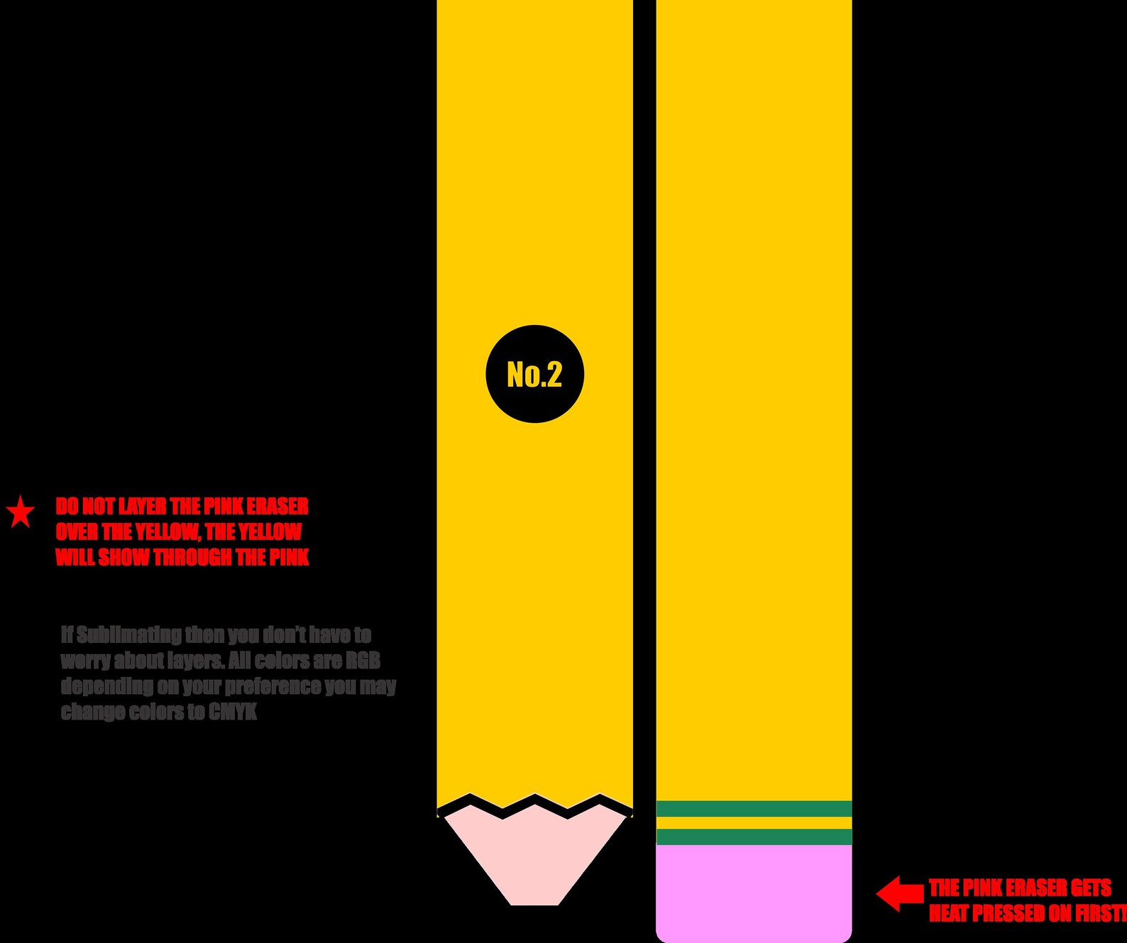 Pencil Bow Template Pencil Bow Template