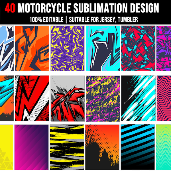 Jersey Background Sublimation Pattern, Editable Design Background Sublimation, Motorcycle jersey design, Sports, Basketball Digital pattern