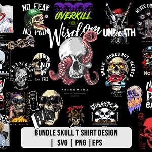 T-shirt designs bundle , skull skeleton street wear design bundle , rock design , bikers ,urban t-shirt , hoodie hip-hop design png