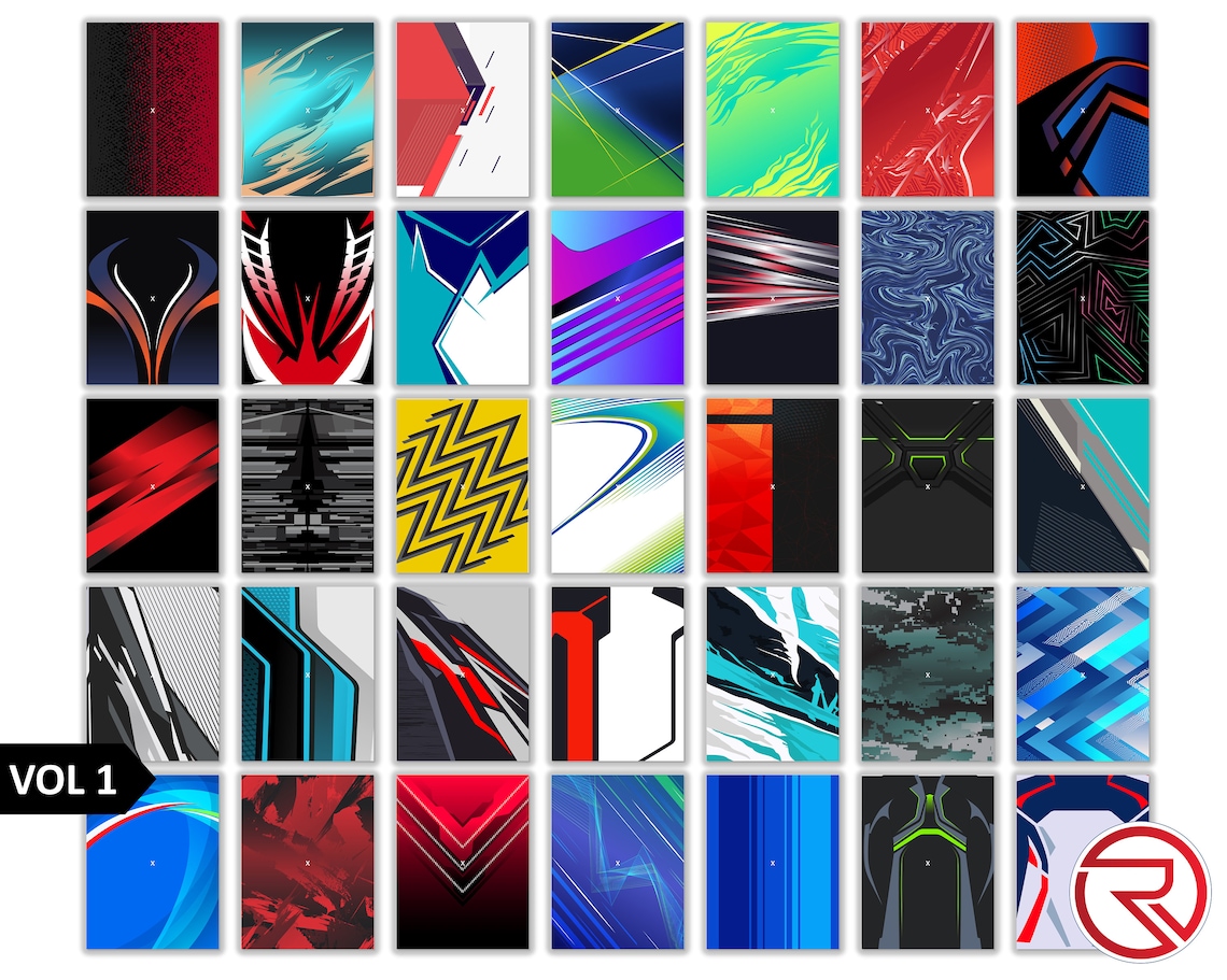 Jersey Design Background Sublimation Vol 1 - Etsy