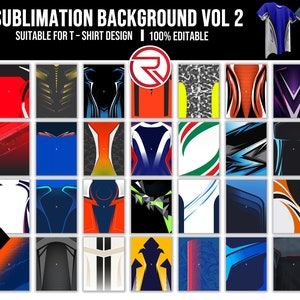 Jersey Design Background Sublimation  Vol 2