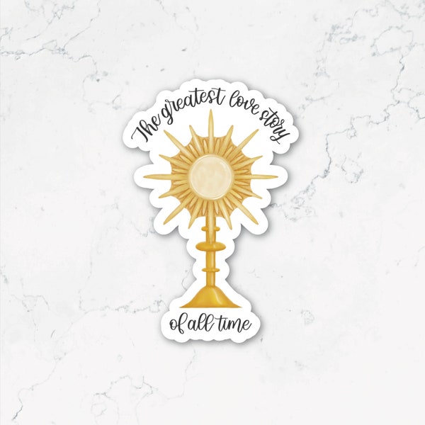 Monstrance Sticker