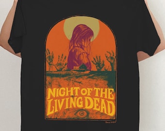 Nacht der lebenden Toten T-Shirt im Vintage Stil