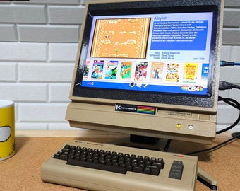 Módulo de monitor LCD inspirado en el Commodore 1702: pantalla retro IPS de 10,5" con relación de aspecto 3:2.