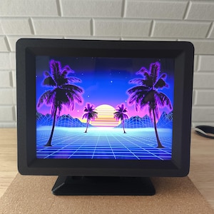 CRT Retro-style Monitor Module, 2048x1536, Apple, Amiga, IBM, Commodore ...