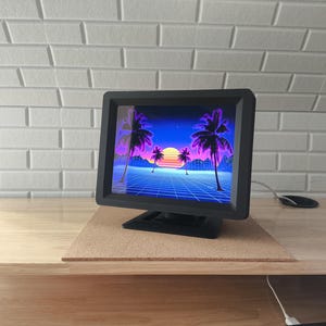 CRT Retro-style Monitor Module, 2048x1536, Apple, Amiga, IBM, Commodore ...