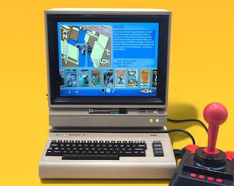 KOMMODORE 4308 V2 --- CRT Retro-Style Monitor Module, 4:3, 8 inch 1024x768 LCD Display, Commodore 1702 inspired, retro Gaming