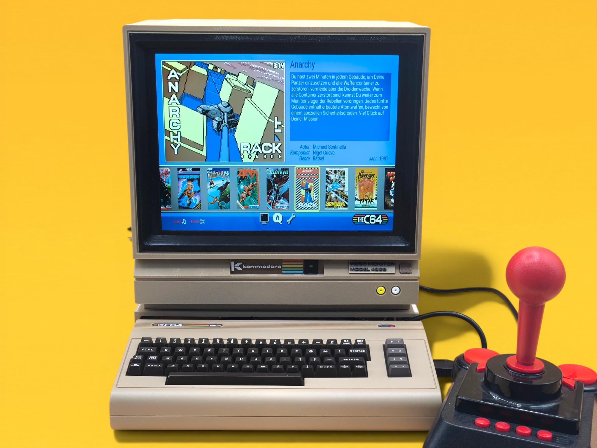 Commodore 128 パソコンセット フルメンテナンス NTSC 動作品 KOMMODORE 4308 V2 --- CRT Retro-style Monitor Module, 4:3, 8 Inch