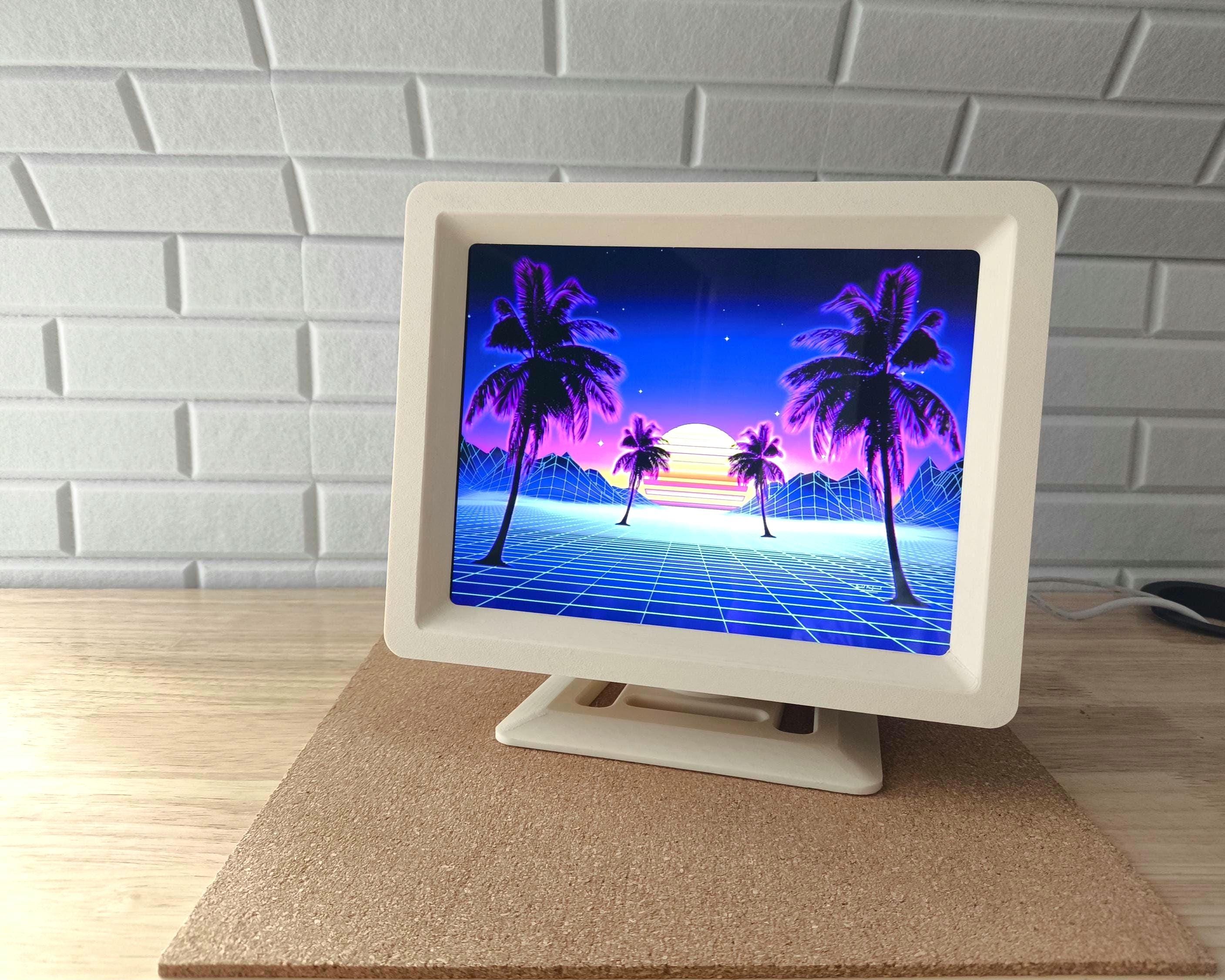 CRT Retro-Style Monitor Module, 2048x1536, Apple, Amiga, IBM