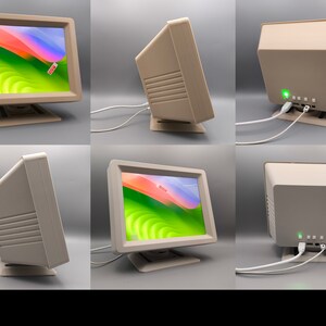 CRT Retro-style Monitor, 2048x1536 Display, Apple, Amiga, IBM ...