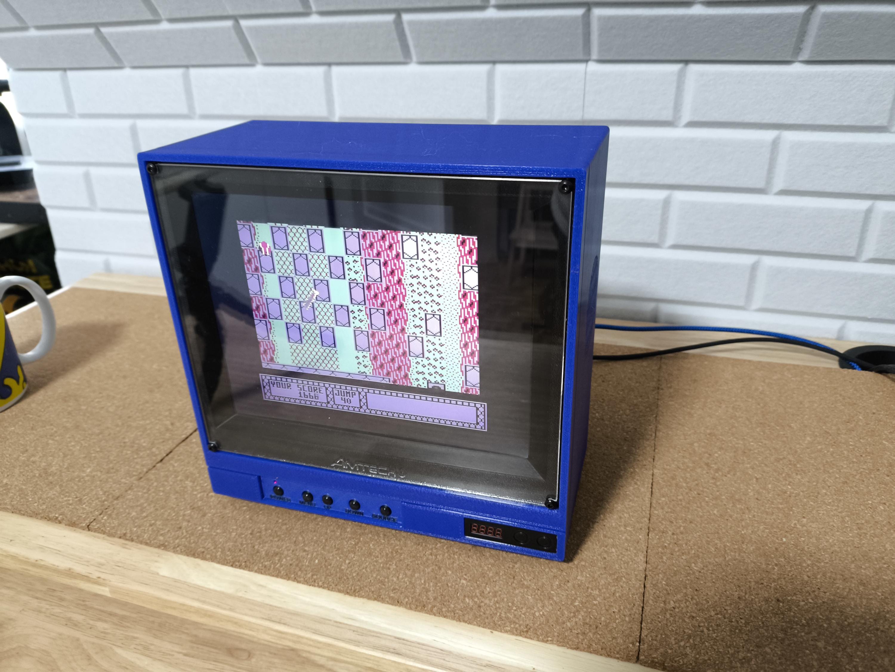AMTECH LCD08, One-off Piece, CRT Retro-style Monitor, 8 Inch 1024x768 ...