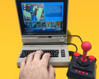 KOMMODORE 4308 CRT Retro-Style Monitor, 8" 1024x768 LCD, 4:3 Display Module, Commodore 1702 Inspired, THEC64 Mini