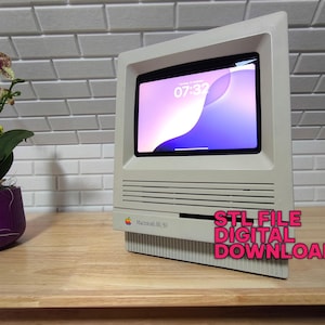 クラシックMacintosh用iPad Miniマウント – レトロMac改造用STLファイルデジタルダウンロード