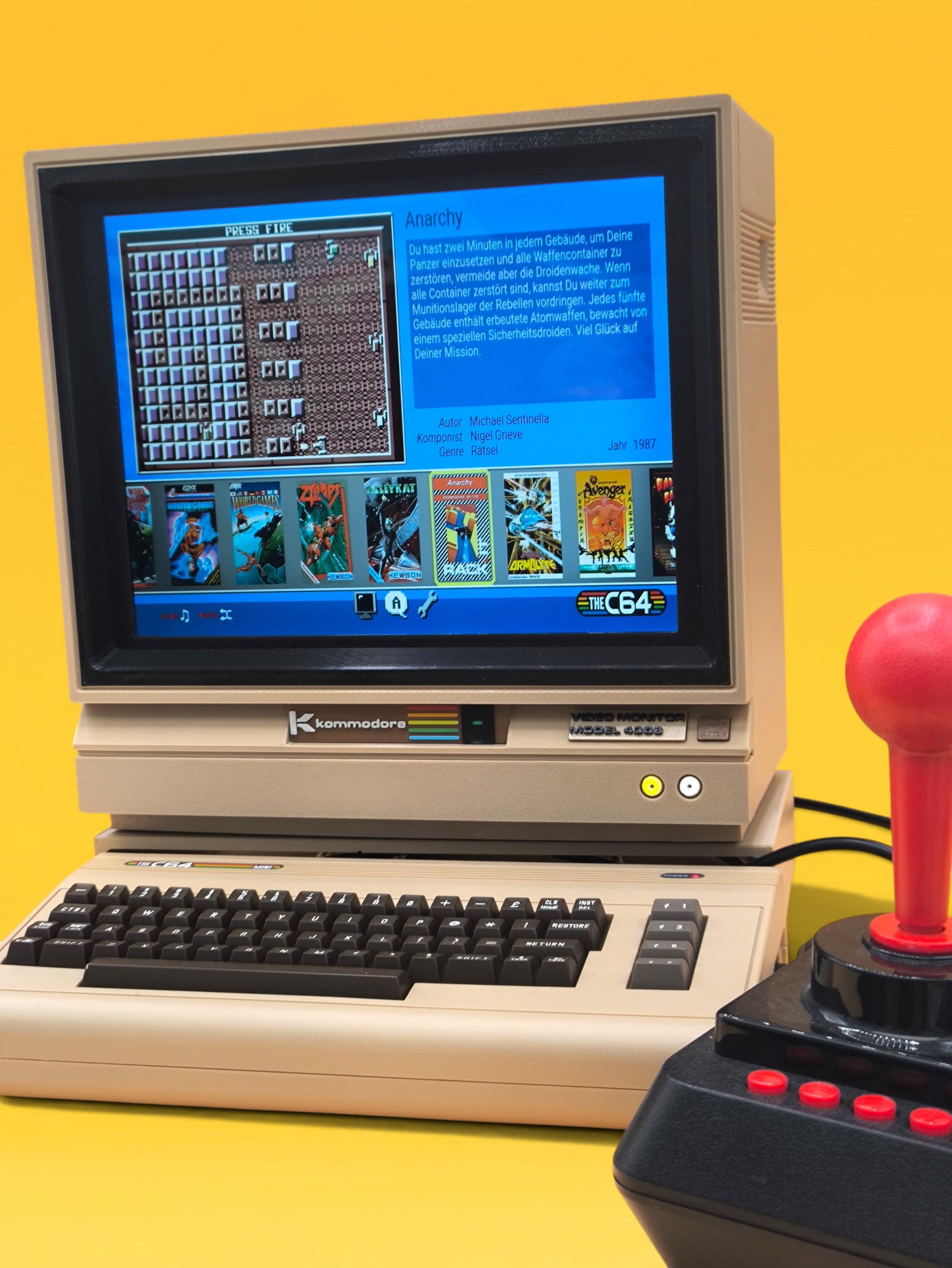 KOMMODORE 4308 V2 --- CRT Retro-style Monitor Module, 4:3, 8 Inch
