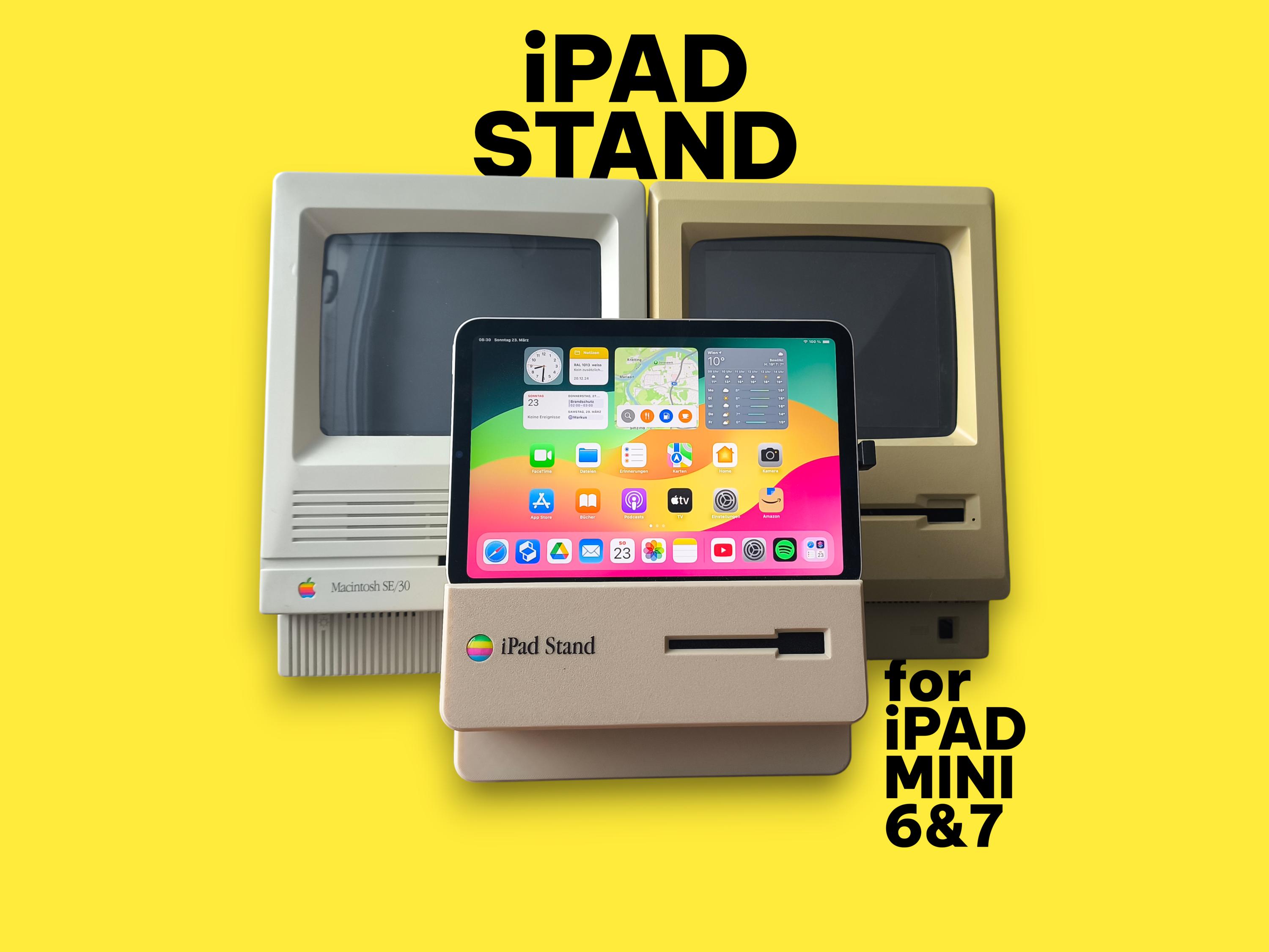 Apple Macintosh Classic の　iPadケース iPad Dockintosh - Classic Macintosh with an iPad DIY Build