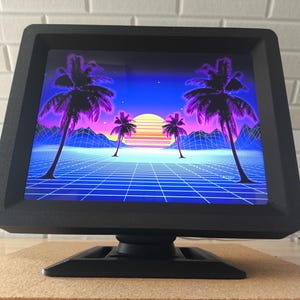 CRT Retro-style Monitor Module, 2048x1536, Apple, Amiga, IBM, Commodore ...