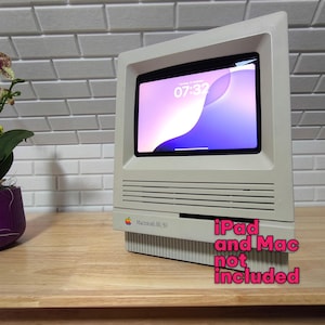 Ipad Mini frame and mount for Apple Macintosh Computer 2 pieces 3D printed